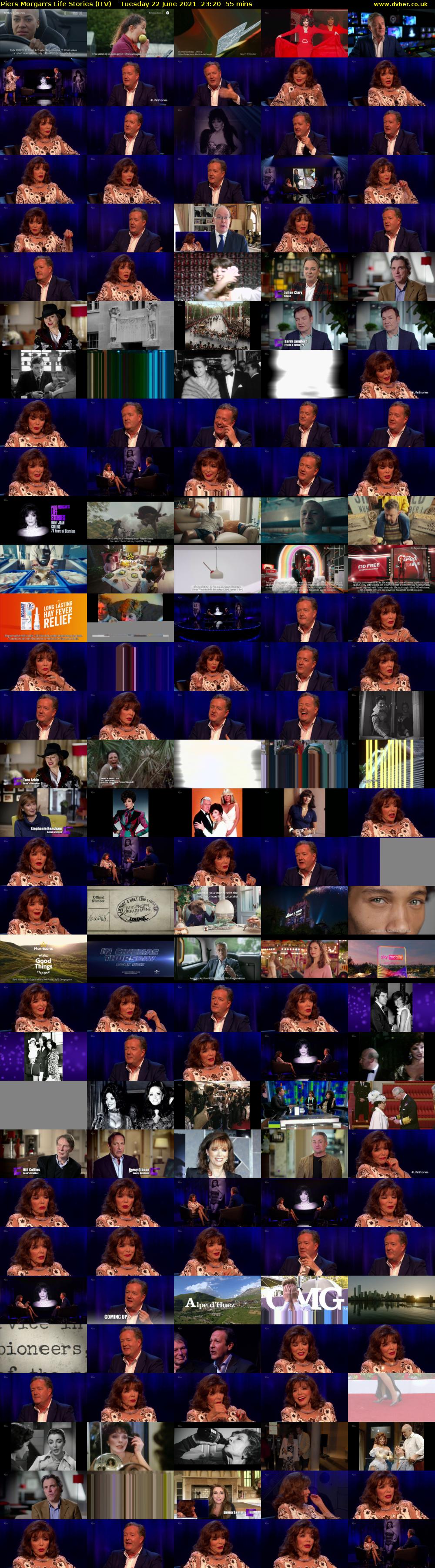 Piers Morgan's Life Stories (ITV) Tuesday 22 June 2021 23:20 - 00:15