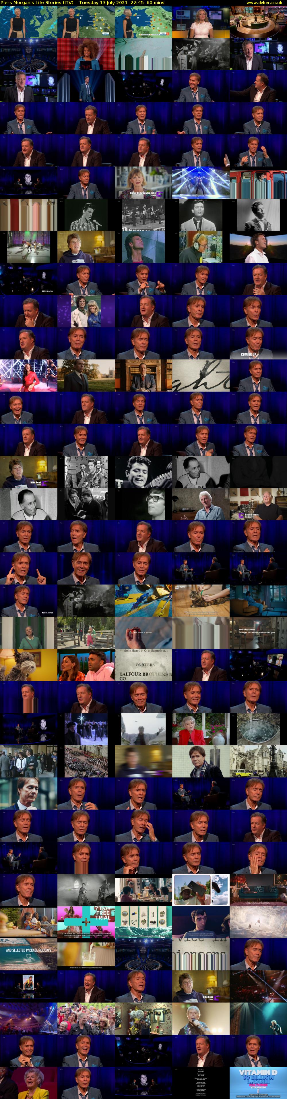Piers Morgan's Life Stories (ITV) Tuesday 13 July 2021 22:45 - 23:45