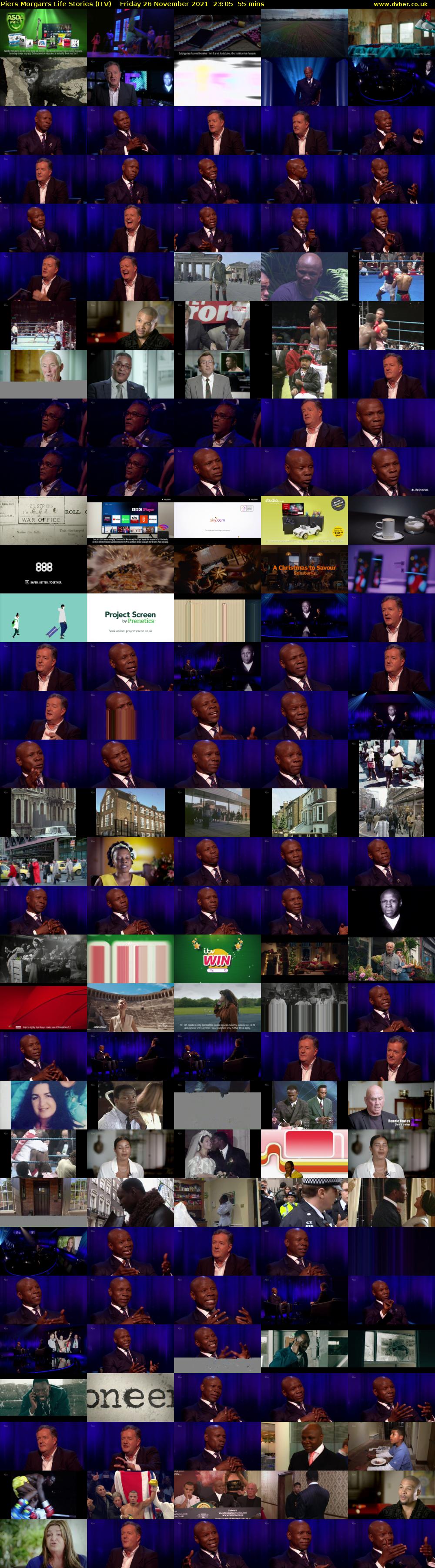 Piers Morgan's Life Stories (ITV) Friday 26 November 2021 23:05 - 00:00