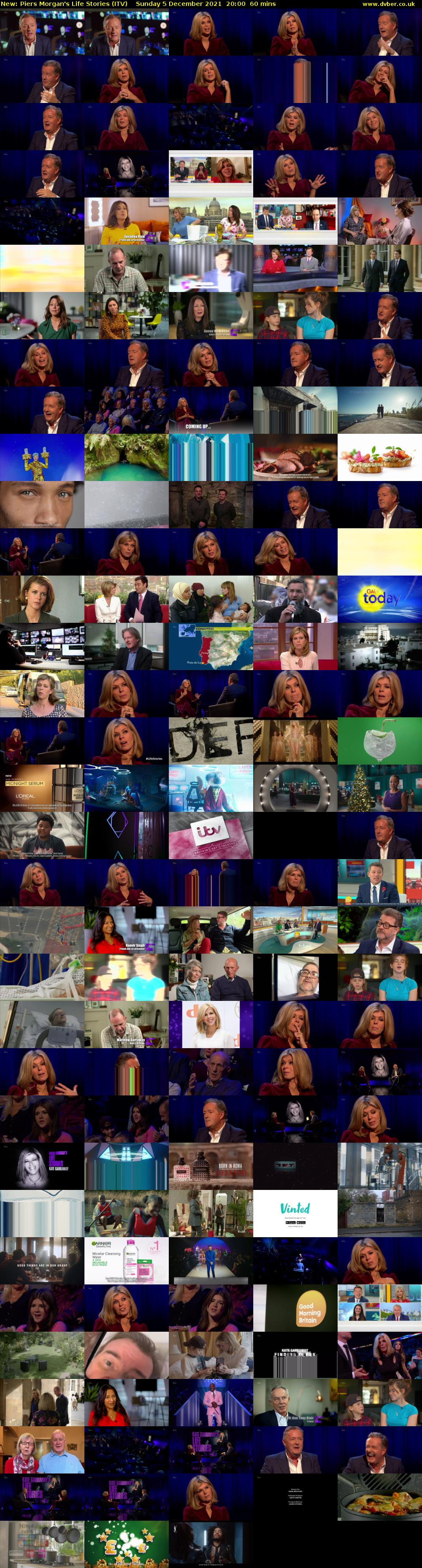 Piers Morgan's Life Stories (ITV) Sunday 5 December 2021 20:00 - 21:00