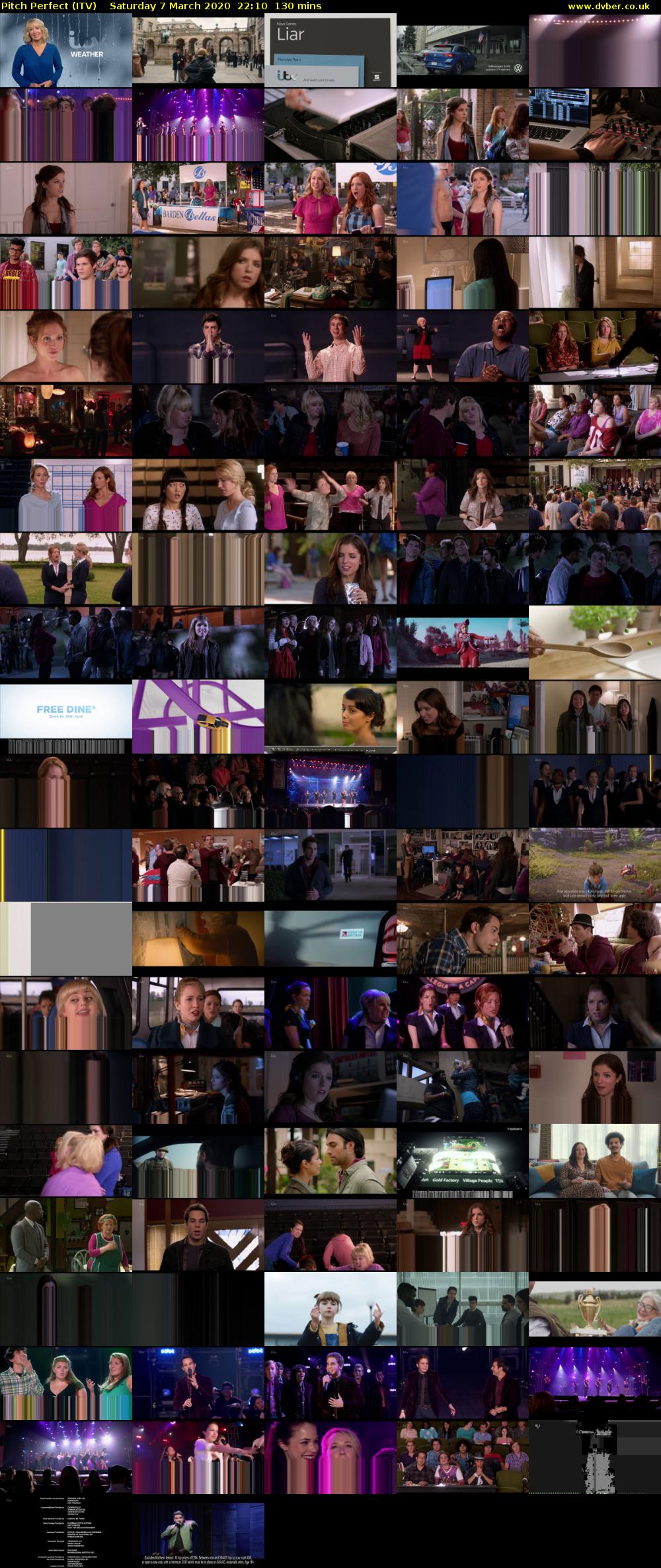 Pitch Perfect (ITV) Saturday 7 March 2020 22:10 - 00:20