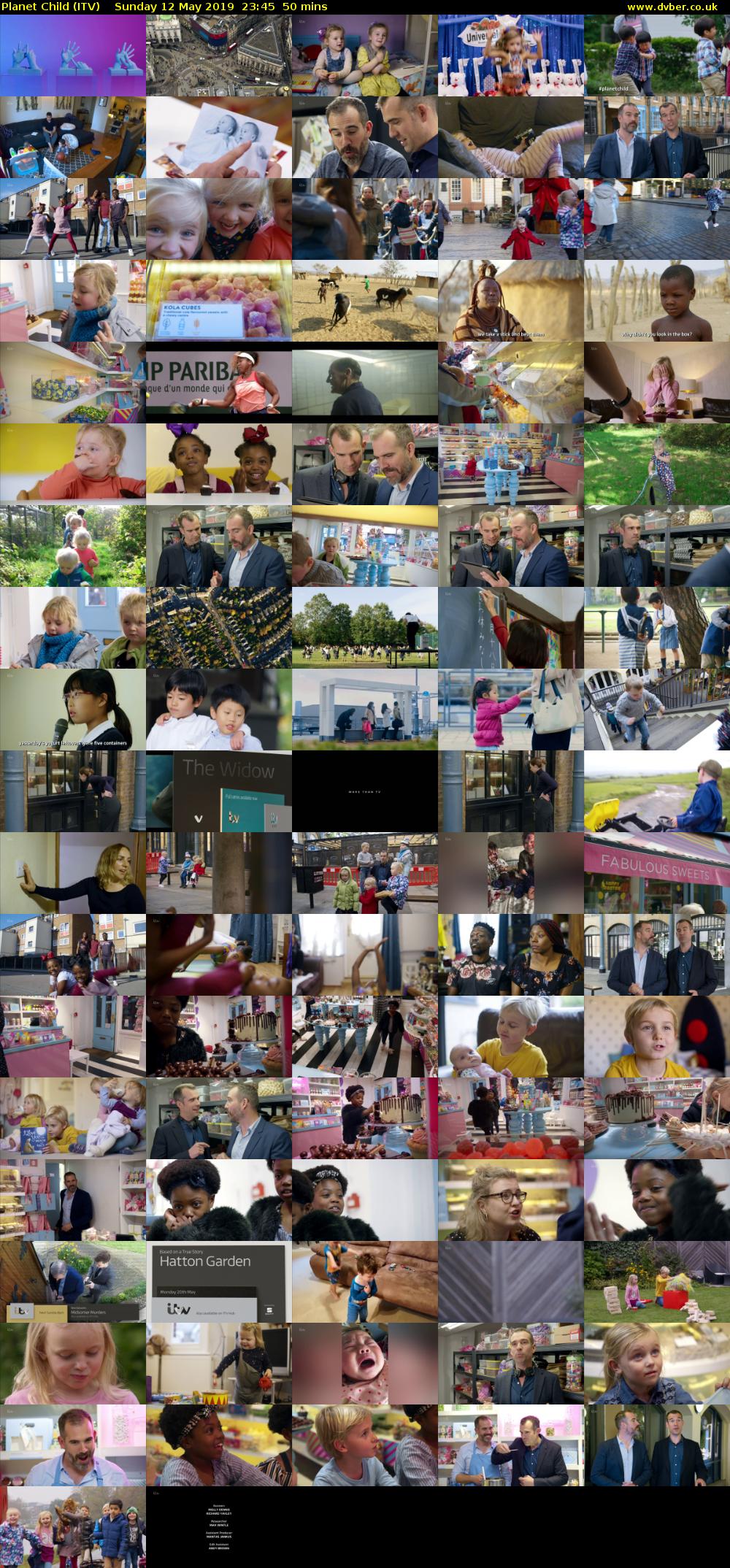 Planet Child (ITV) Sunday 12 May 2019 23:45 - 00:35