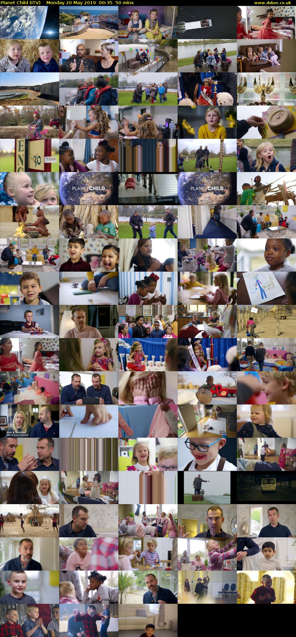 Planet Child (ITV) Monday 20 May 2019 00:35 - 01:25