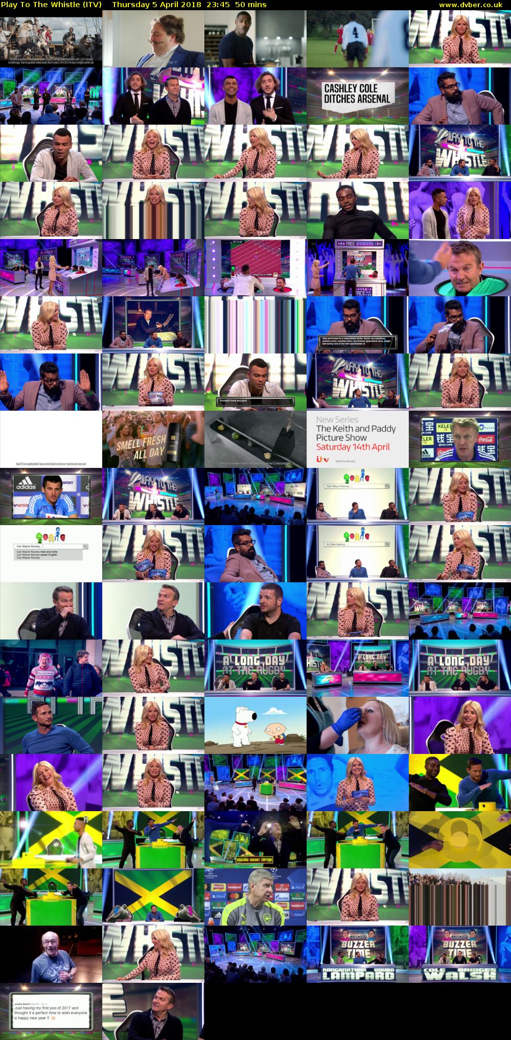 Play To The Whistle (ITV) Thursday 5 April 2018 23:45 - 00:35