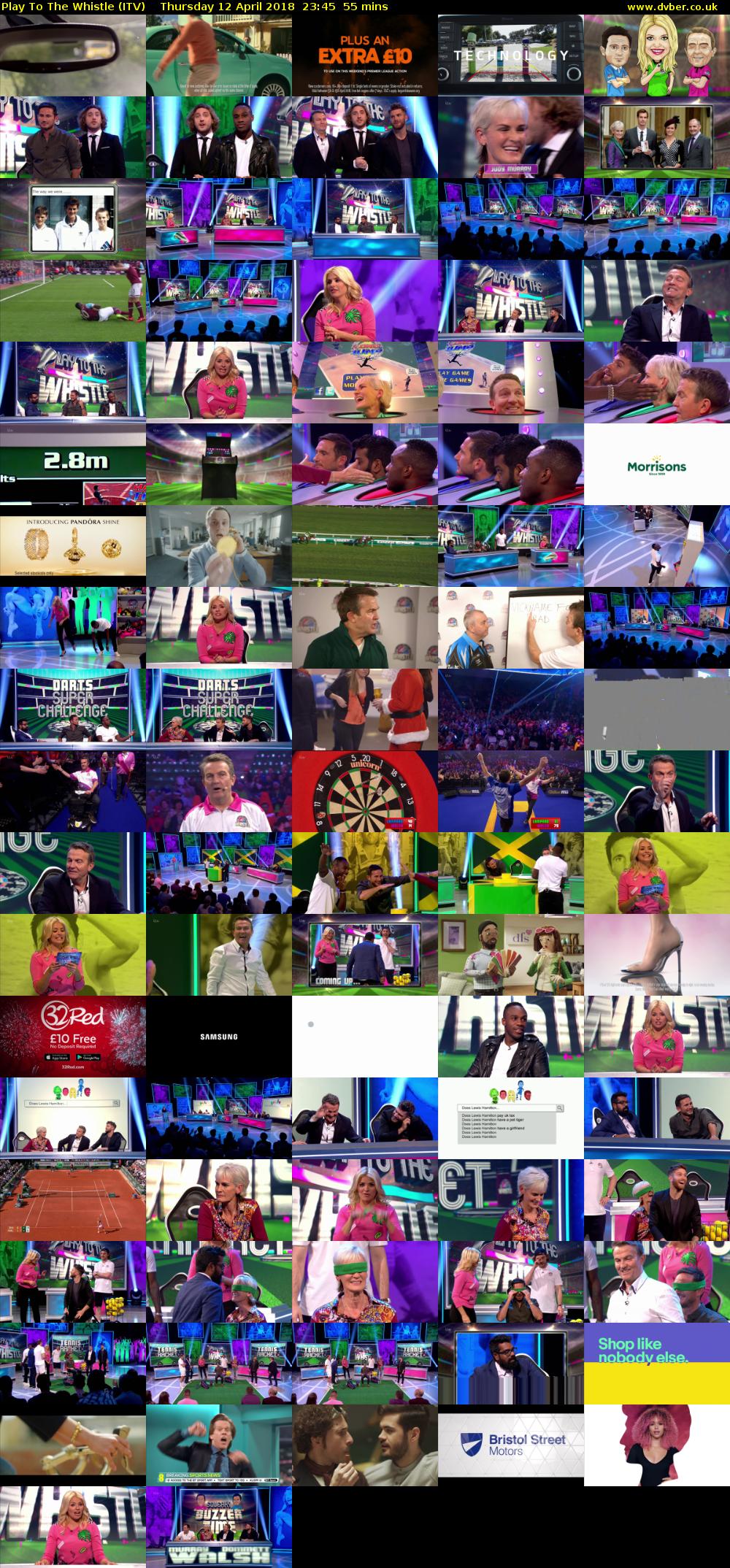 Play To The Whistle (ITV) Thursday 12 April 2018 23:45 - 00:40