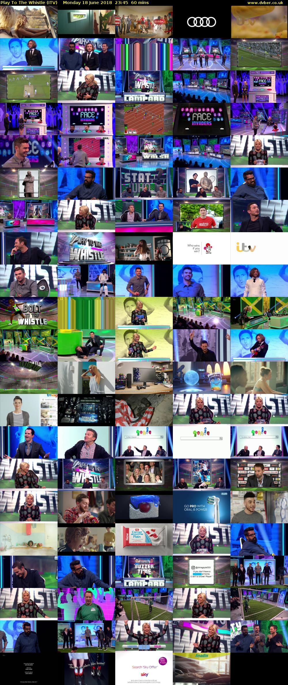 Play To The Whistle (ITV) Monday 18 June 2018 23:45 - 00:45