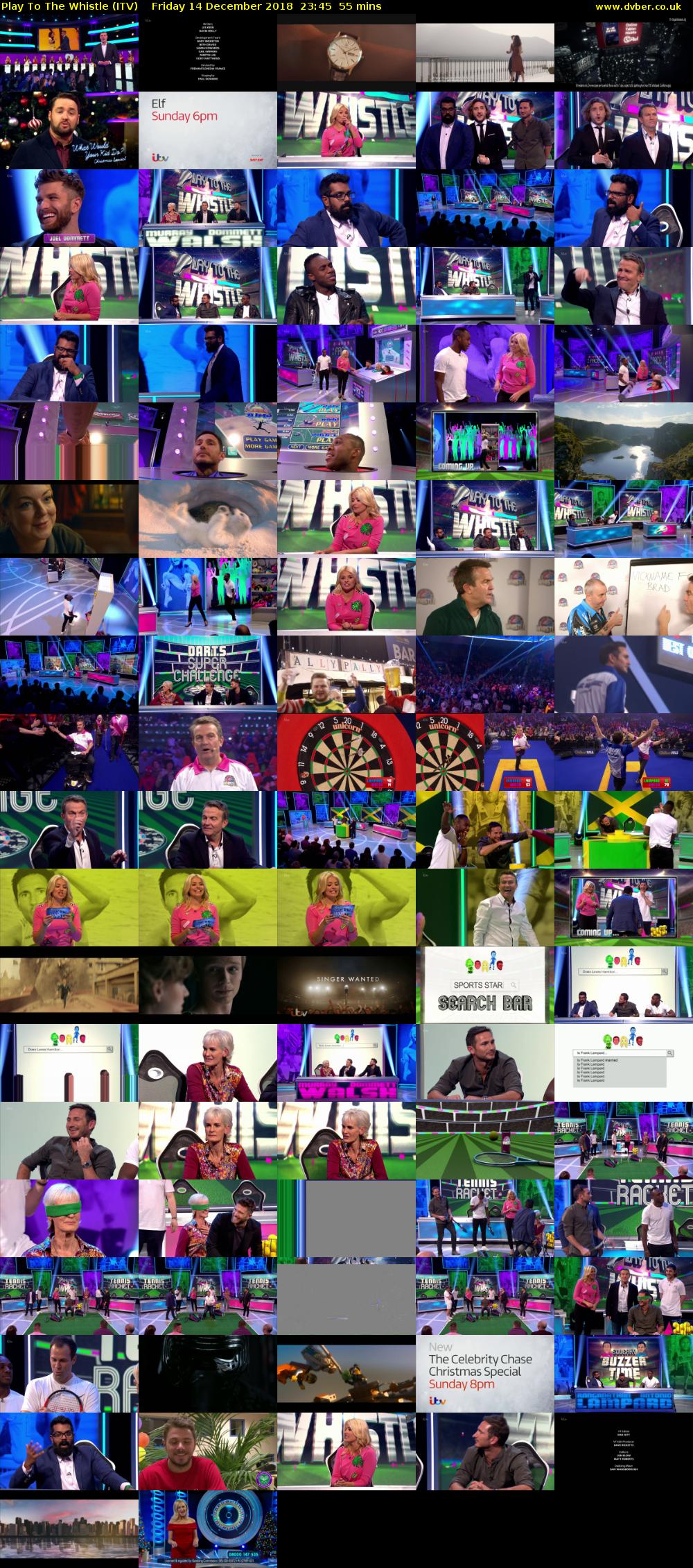 Play To The Whistle (ITV) Friday 14 December 2018 23:45 - 00:40