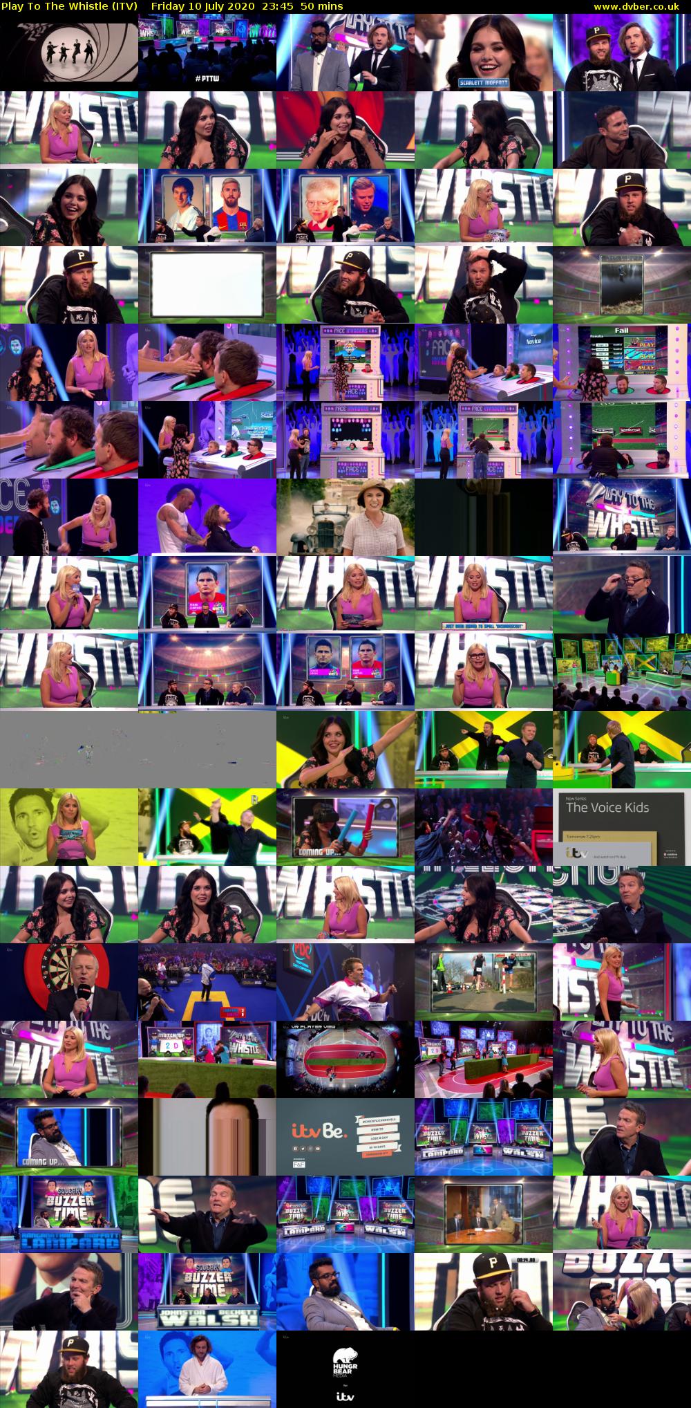 Play To The Whistle (ITV) Friday 10 July 2020 23:45 - 00:35