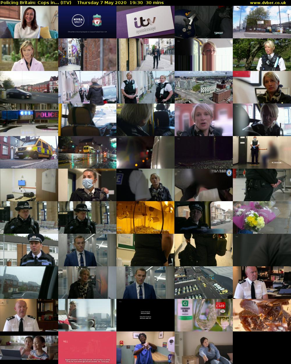 Policing Britain: Cops in... (ITV) Thursday 7 May 2020 19:30 - 20:00
