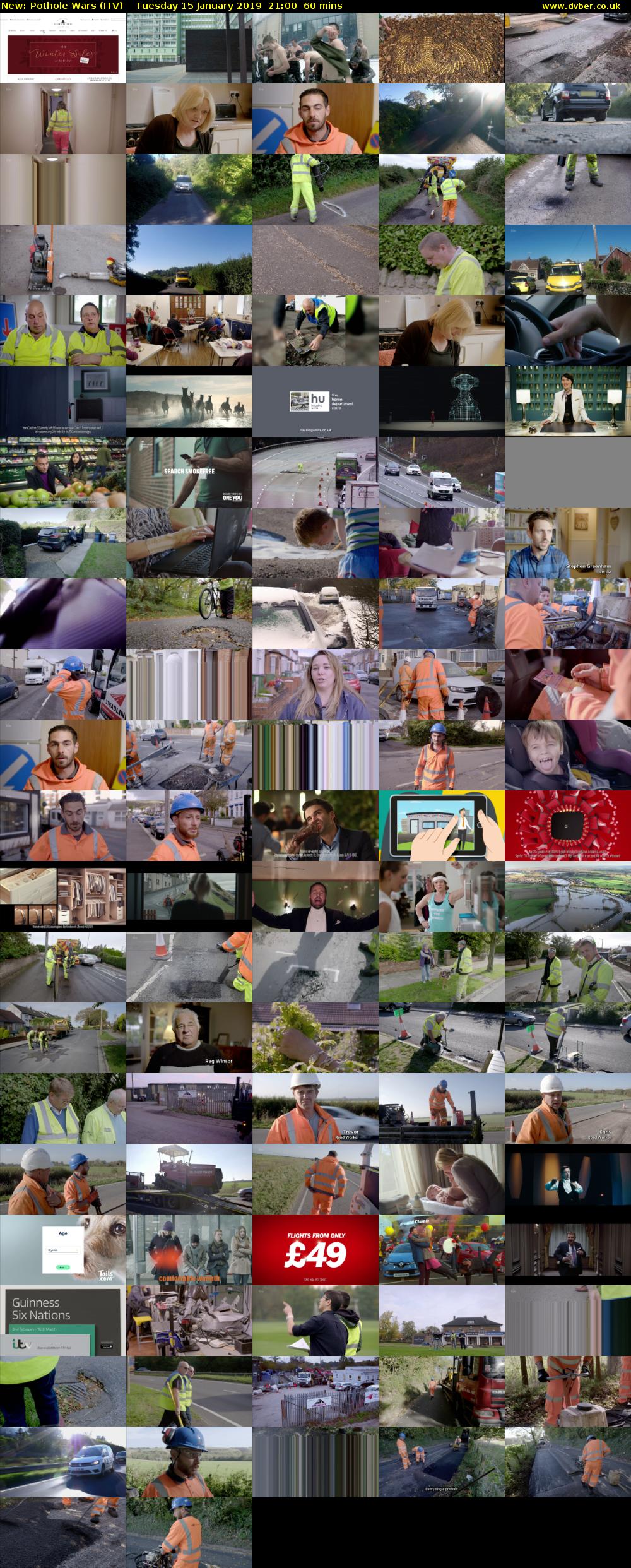 Pothole Wars (ITV) Tuesday 15 January 2019 21:00 - 22:00