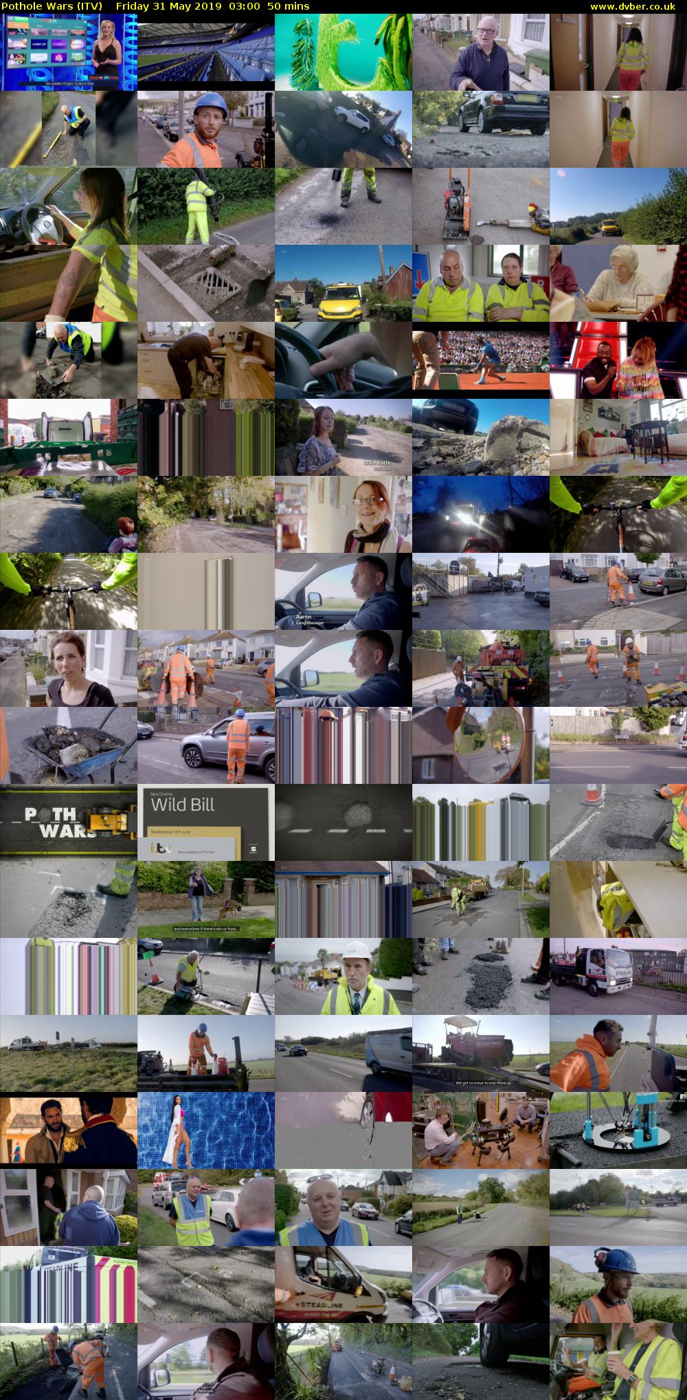 Pothole Wars (ITV) Friday 31 May 2019 03:00 - 03:50