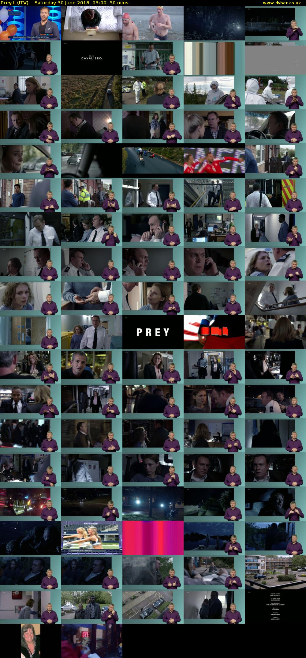 Prey II (ITV) Saturday 30 June 2018 03:00 - 03:50