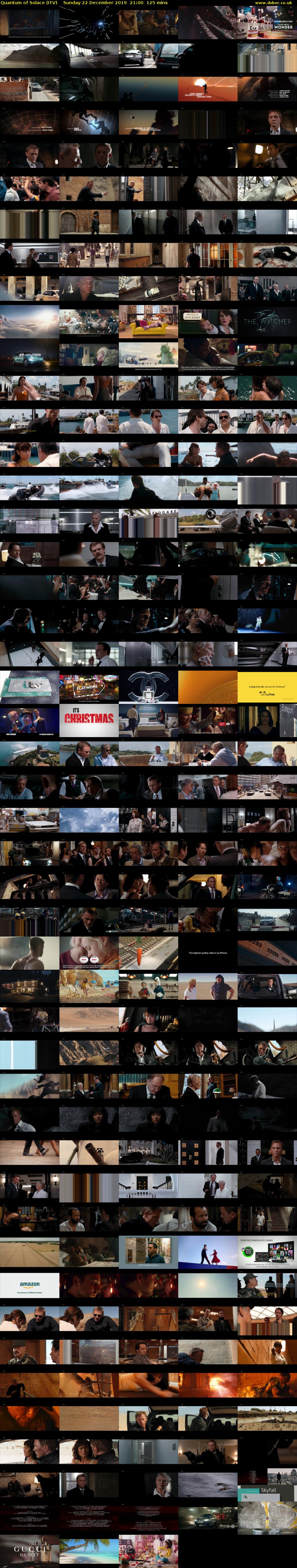 Quantum of Solace (ITV) Sunday 22 December 2019 21:00 - 23:05