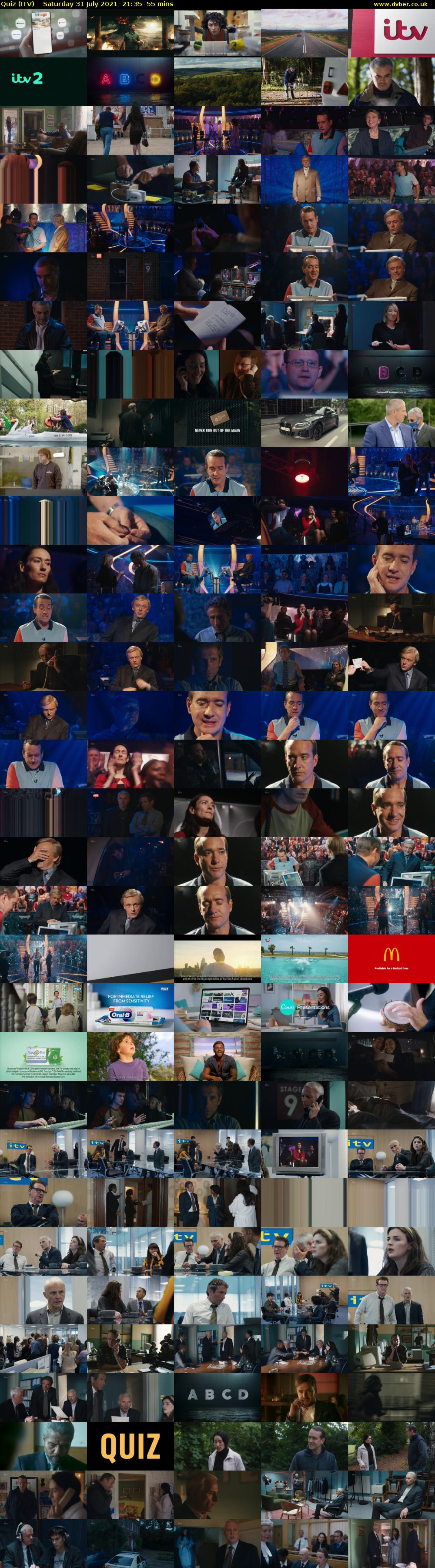 Quiz (ITV) Saturday 31 July 2021 21:35 - 22:30