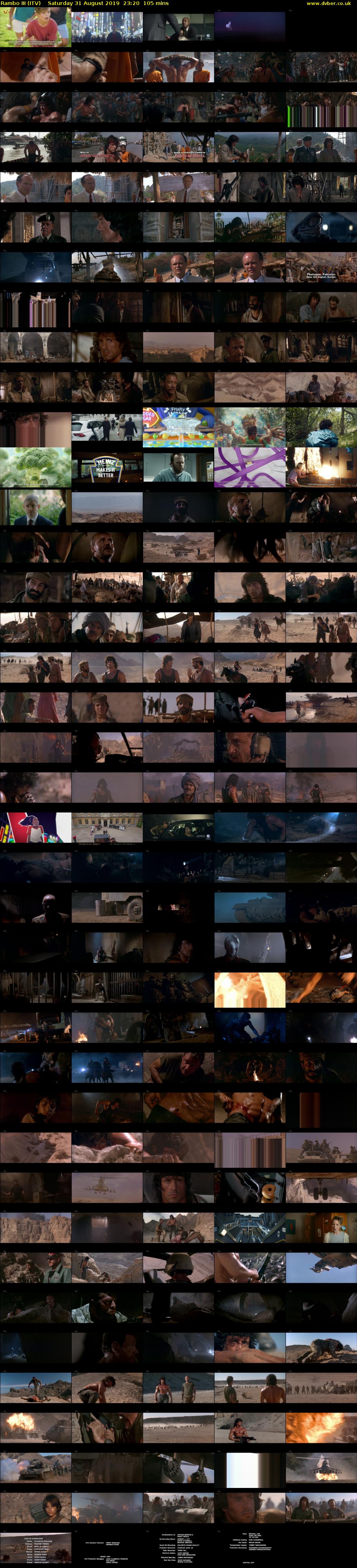 Rambo III (ITV) Saturday 31 August 2019 23:20 - 01:05
