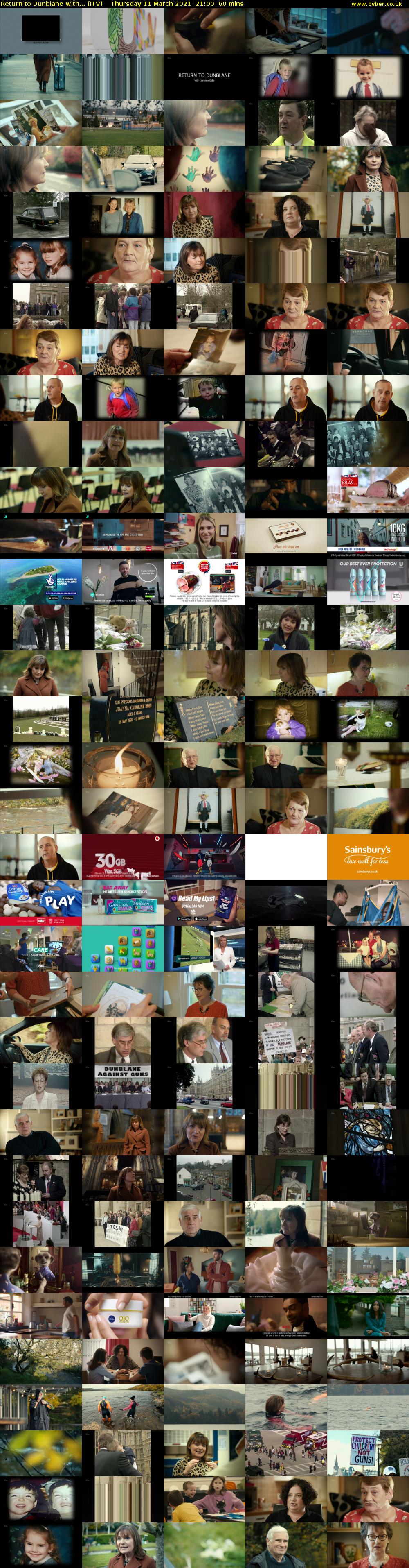 Return to Dunblane with... (ITV) Thursday 11 March 2021 21:00 - 22:00