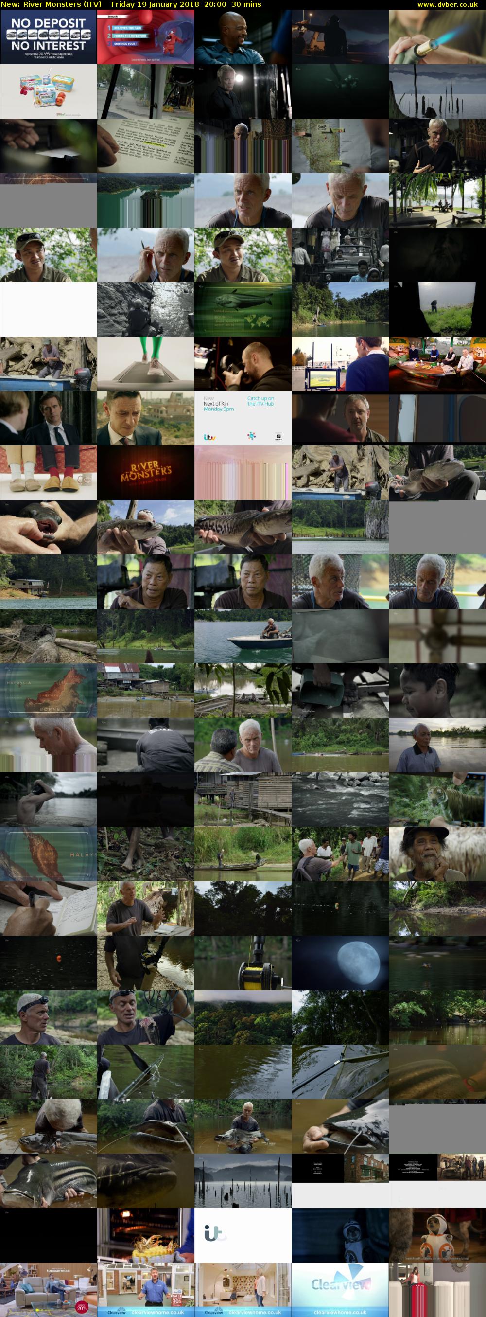 River Monsters (ITV) Friday 19 January 2018 20:00 - 20:30