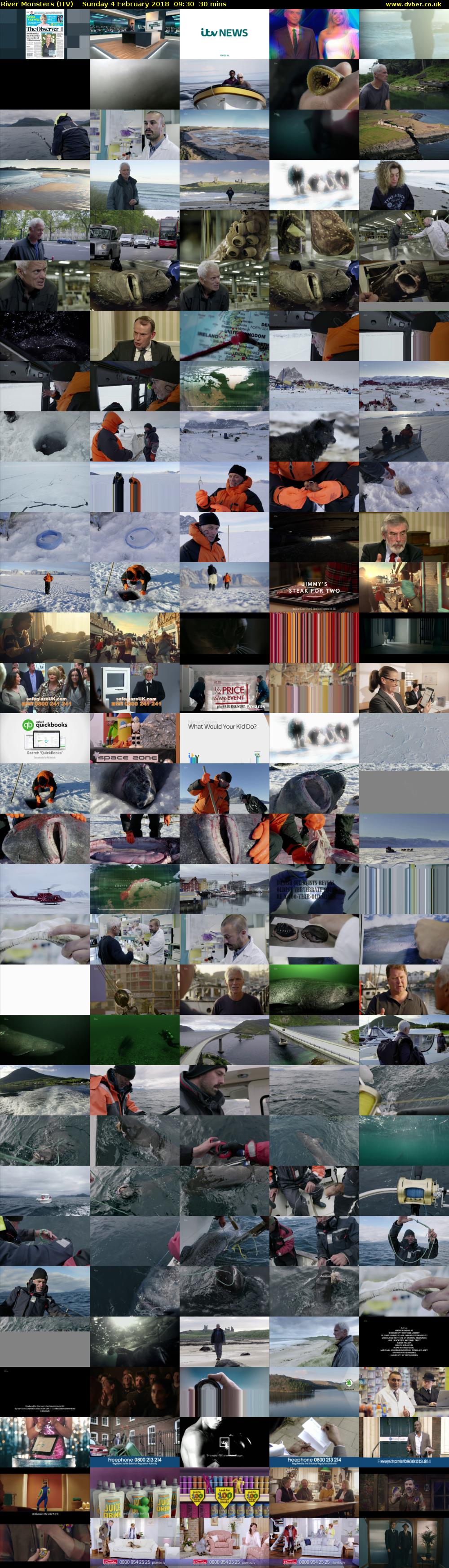 River Monsters (ITV) Sunday 4 February 2018 09:30 - 10:00