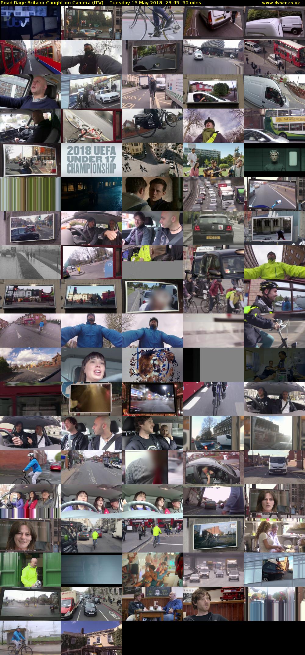 Road Rage Britain: Caught on Camera (ITV) Tuesday 15 May 2018 23:45 - 00:35