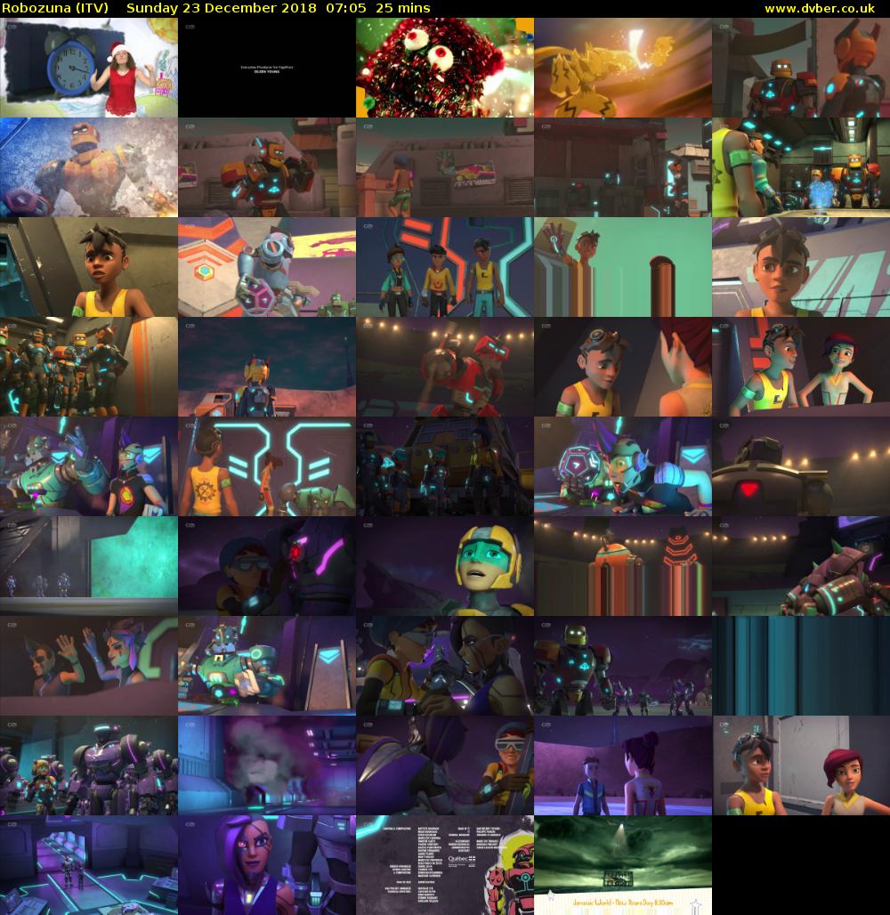 Robozuna (ITV) Sunday 23 December 2018 07:05 - 07:30