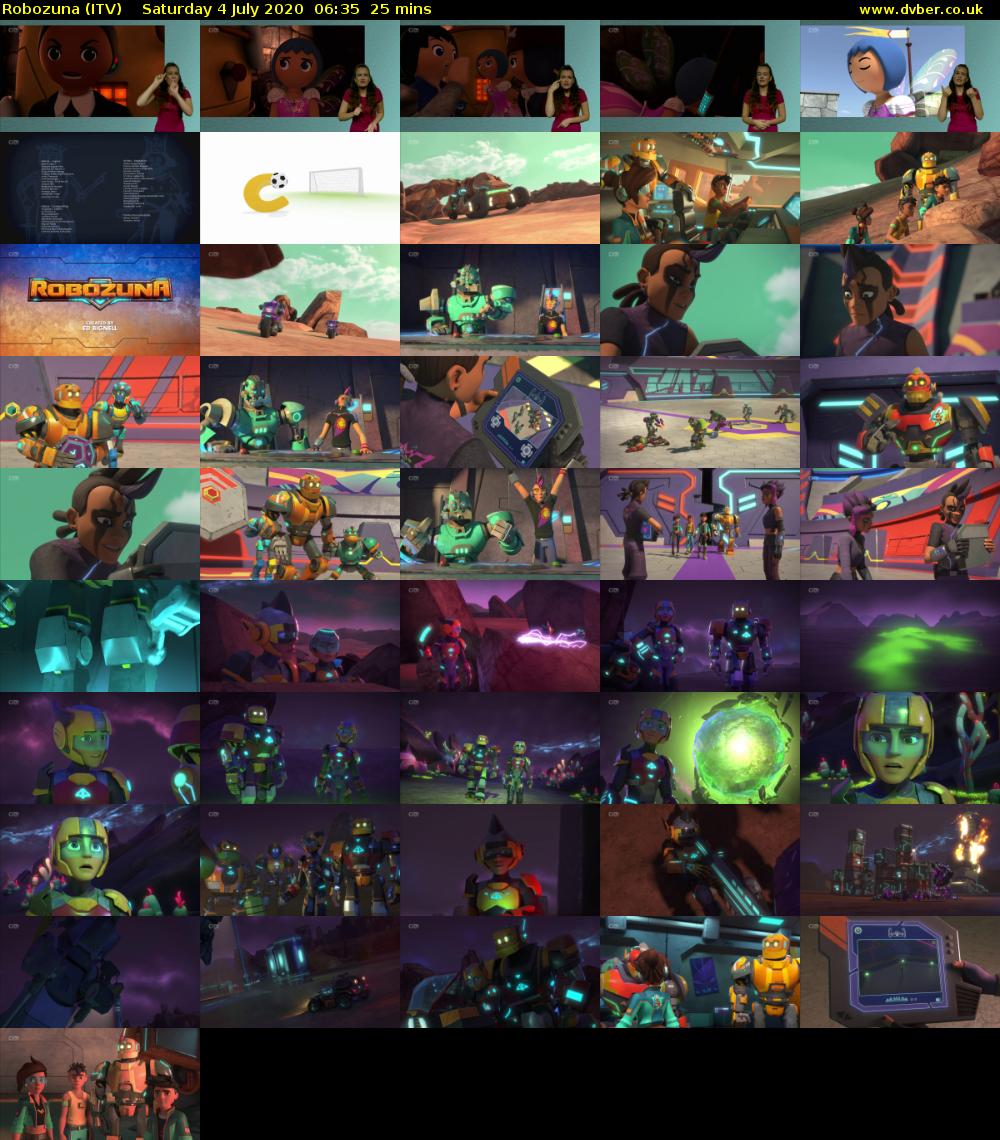 Robozuna (ITV) Saturday 4 July 2020 06:35 - 07:00
