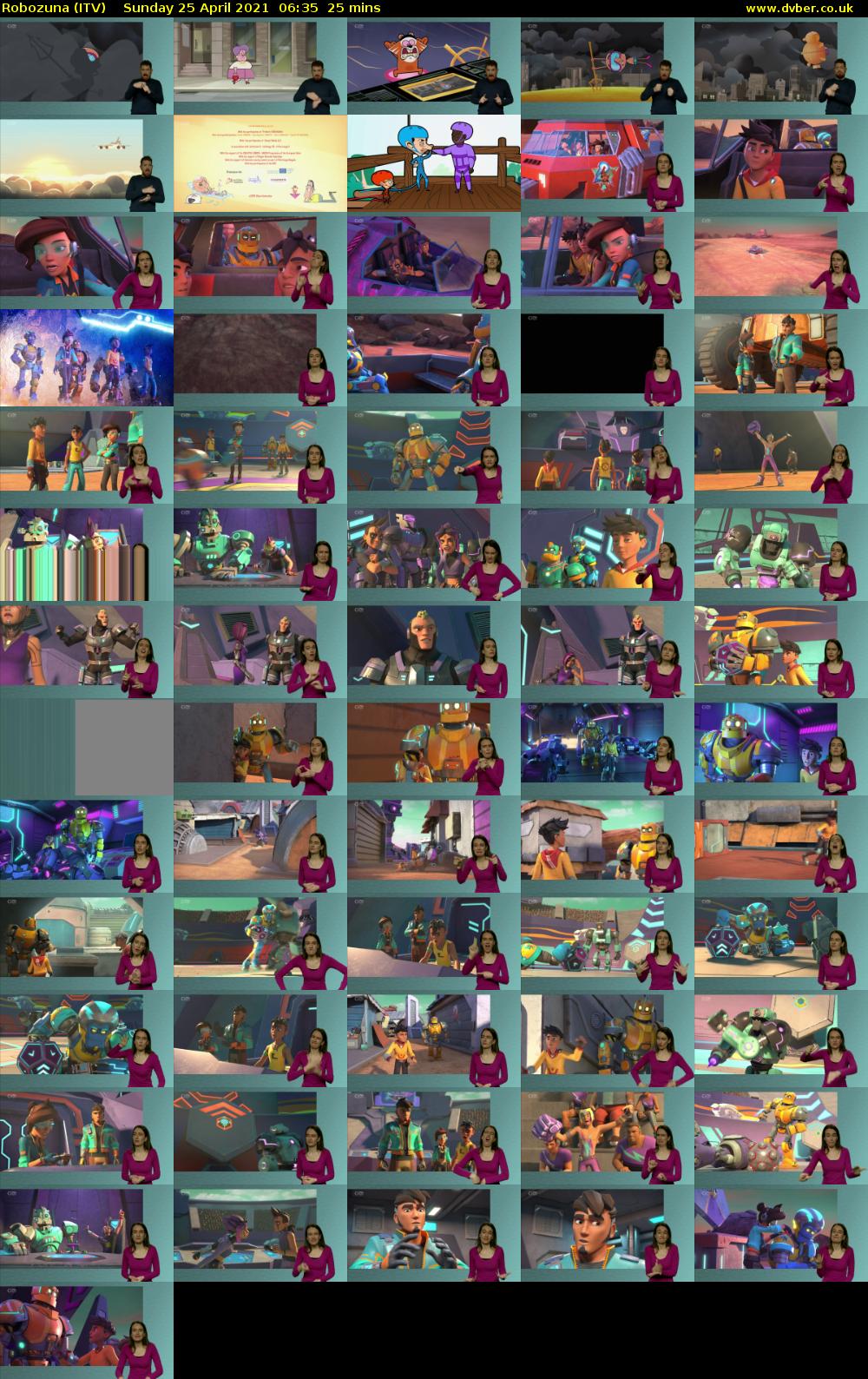 Robozuna (ITV) Sunday 25 April 2021 06:35 - 07:00