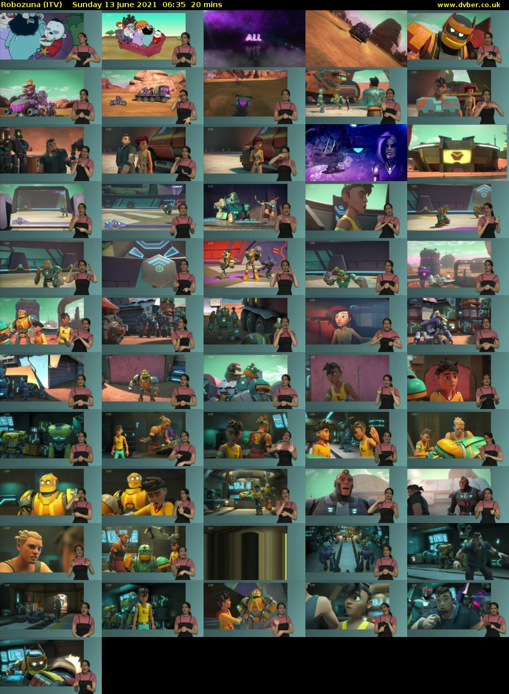 Robozuna (ITV) Sunday 13 June 2021 06:35 - 06:55