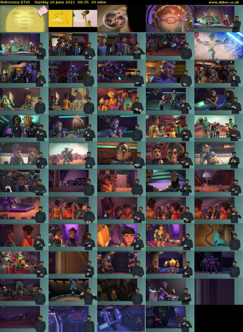 Robozuna (ITV) Sunday 20 June 2021 06:35 - 06:55