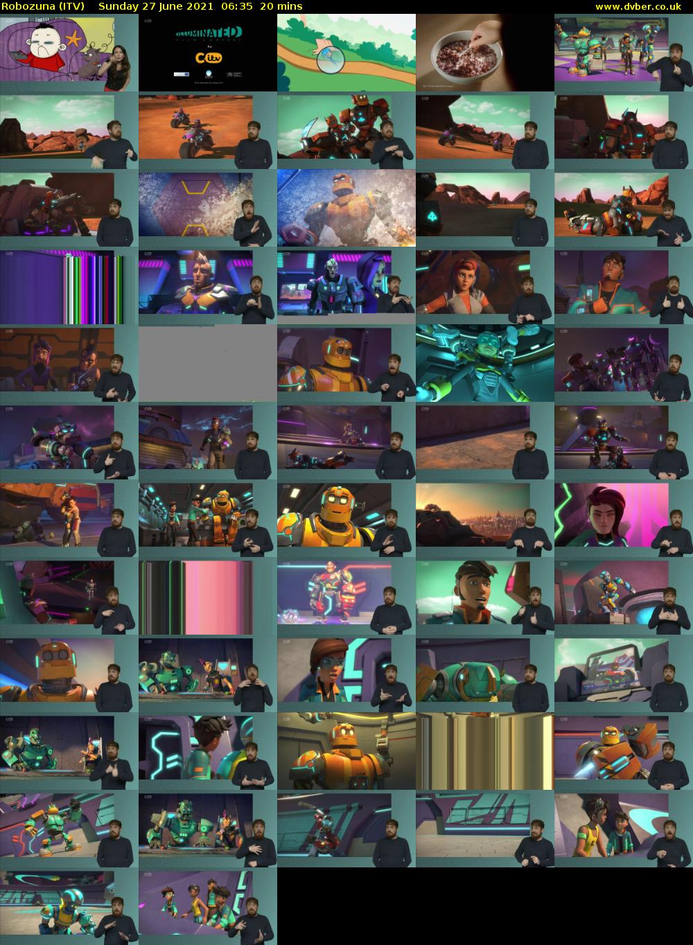 Robozuna (ITV) Sunday 27 June 2021 06:35 - 06:55