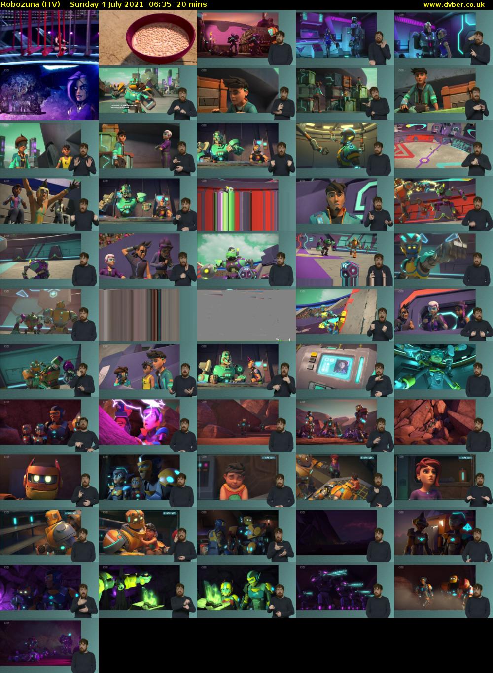 Robozuna (ITV) Sunday 4 July 2021 06:35 - 06:55