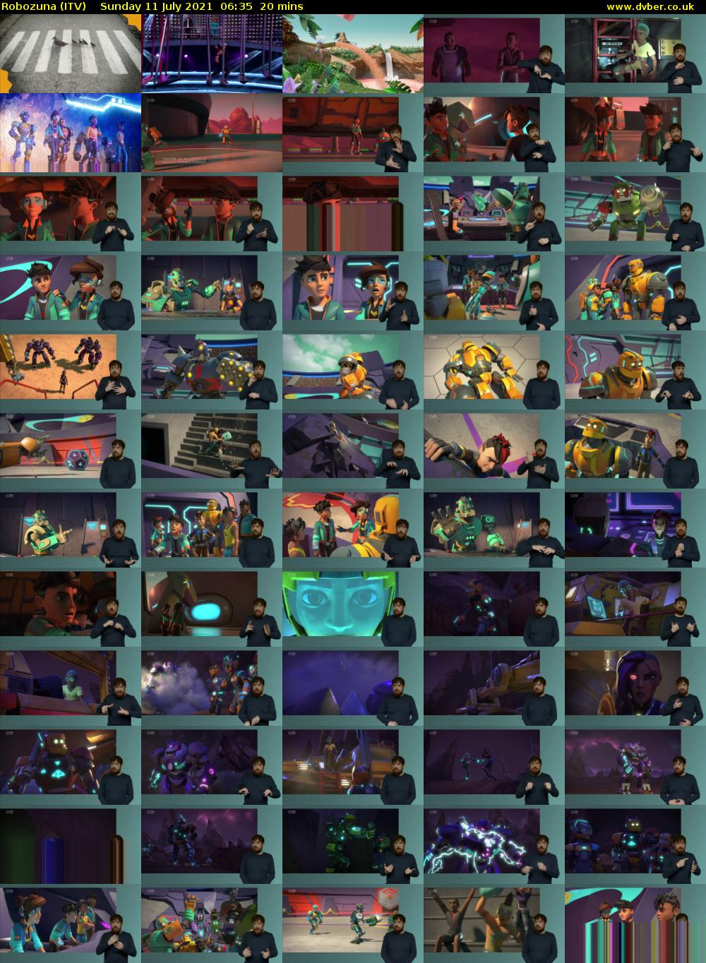 Robozuna (ITV) Sunday 11 July 2021 06:35 - 06:55