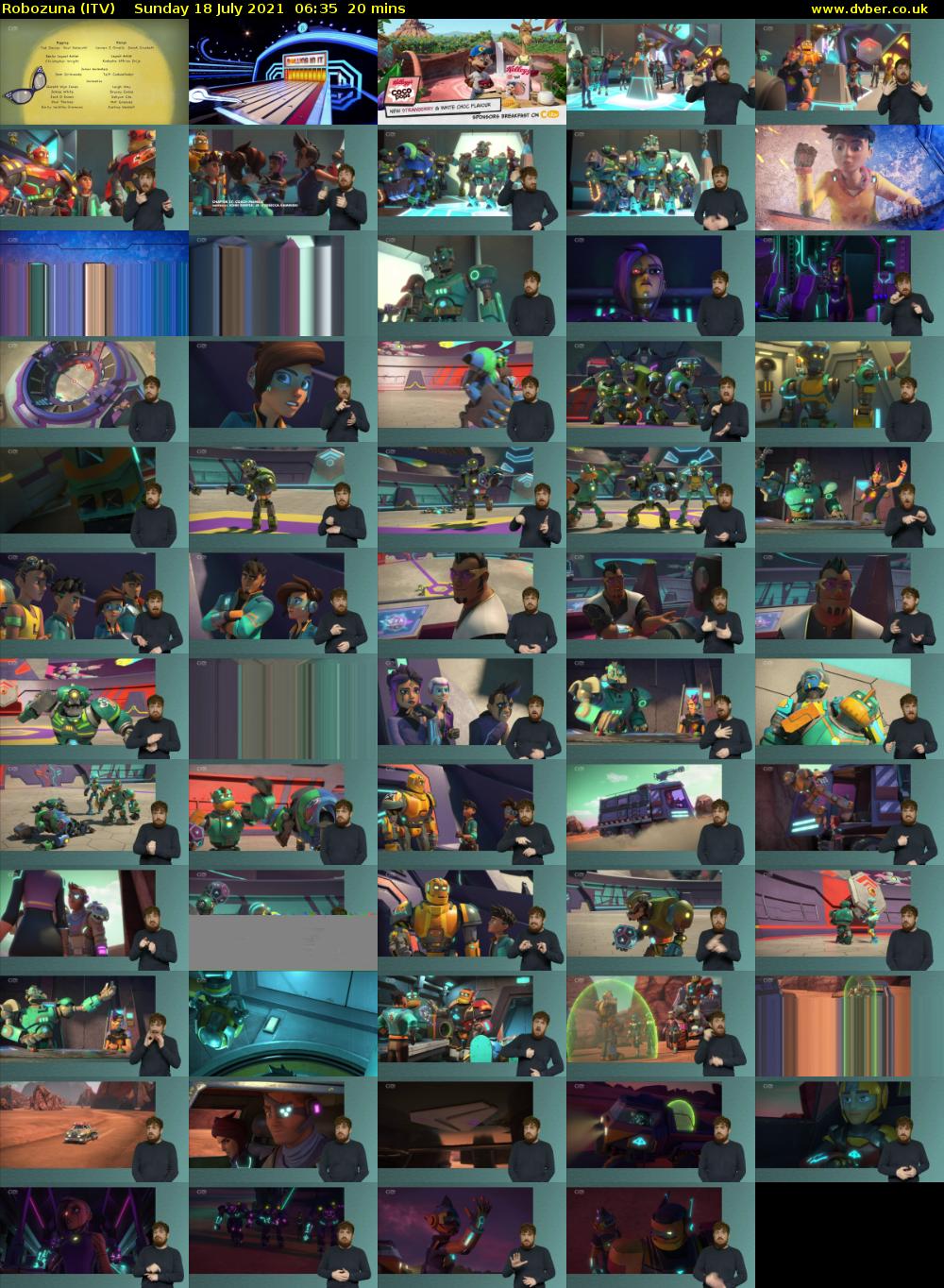 Robozuna (ITV) Sunday 18 July 2021 06:35 - 06:55