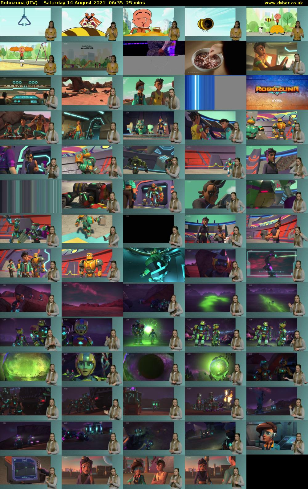Robozuna (ITV) Saturday 14 August 2021 06:35 - 07:00