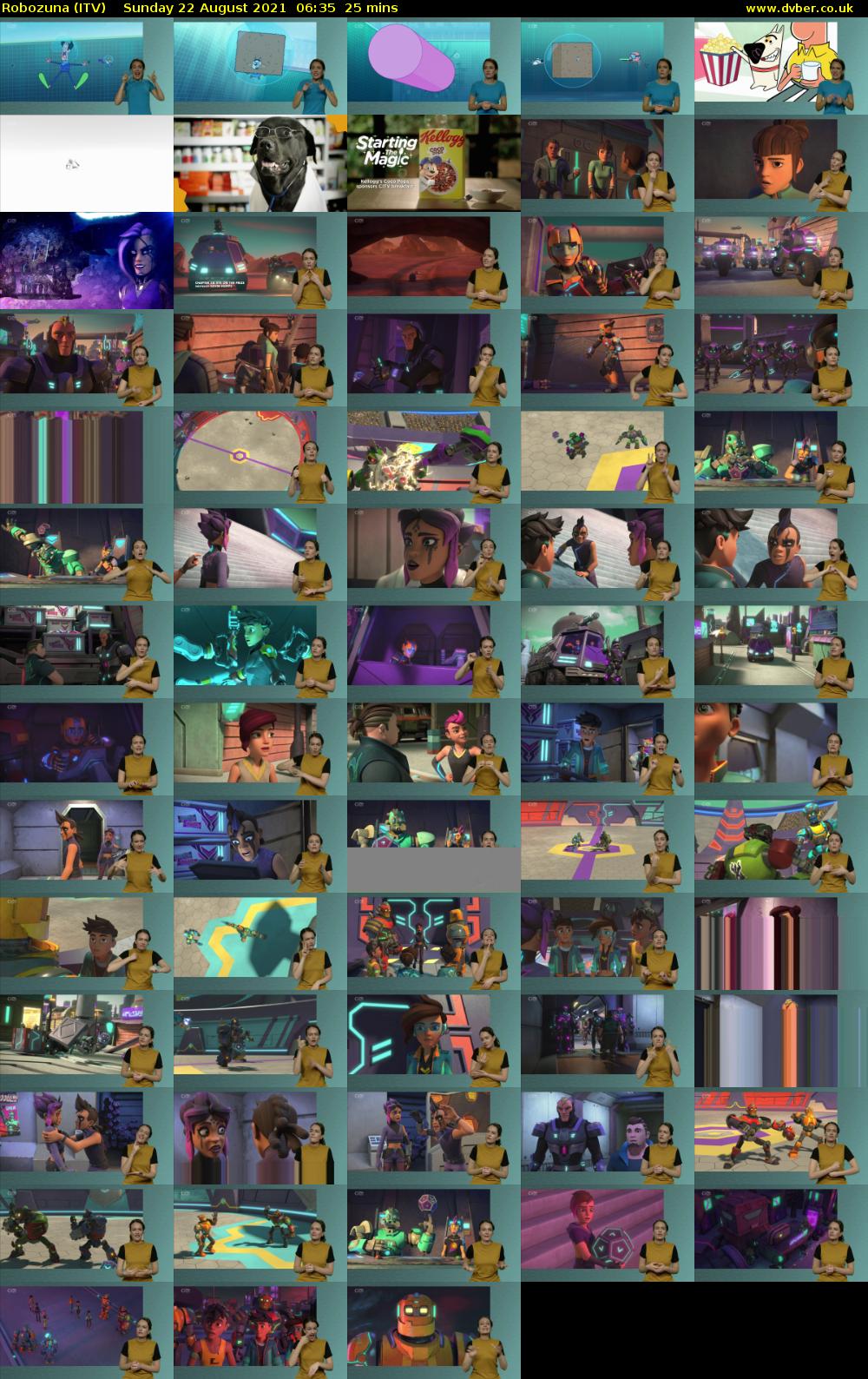 Robozuna (ITV) Sunday 22 August 2021 06:35 - 07:00