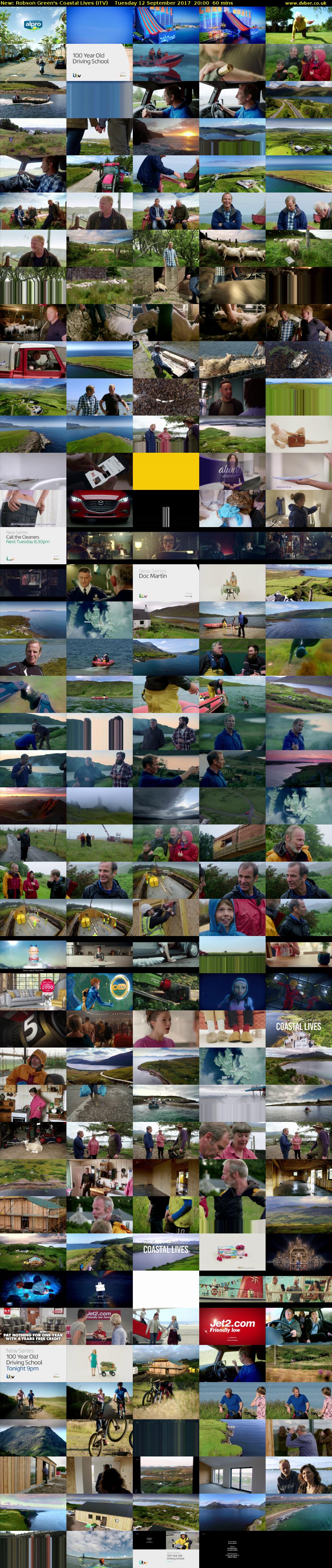 Robson Green's Coastal Lives (ITV) Tuesday 12 September 2017 20:00 - 21:00