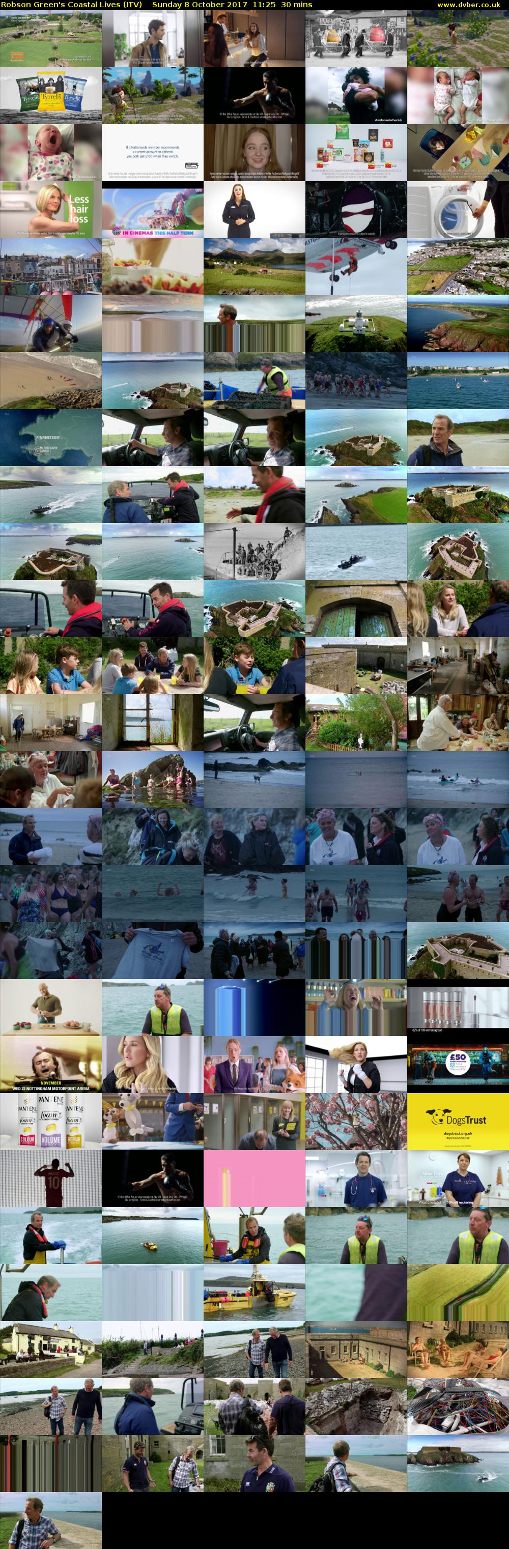 Robson Green's Coastal Lives (ITV) Sunday 8 October 2017 11:25 - 11:55