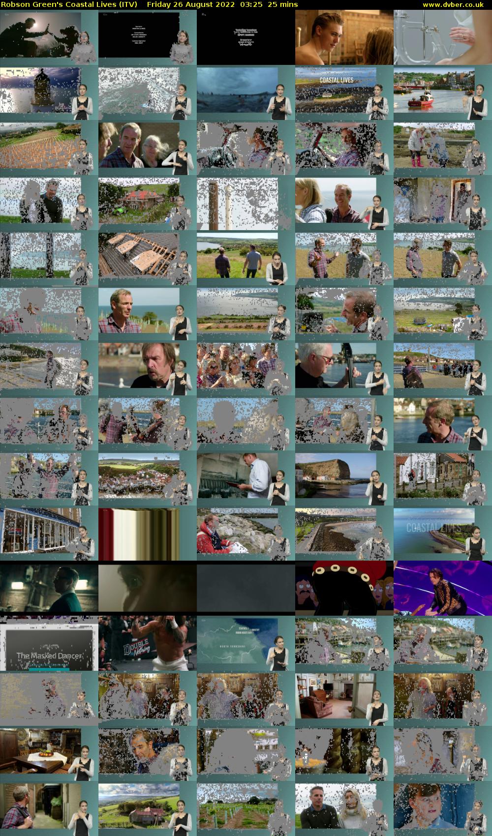 Robson Green's Coastal Lives (ITV) Friday 26 August 2022 03:25 - 03:50