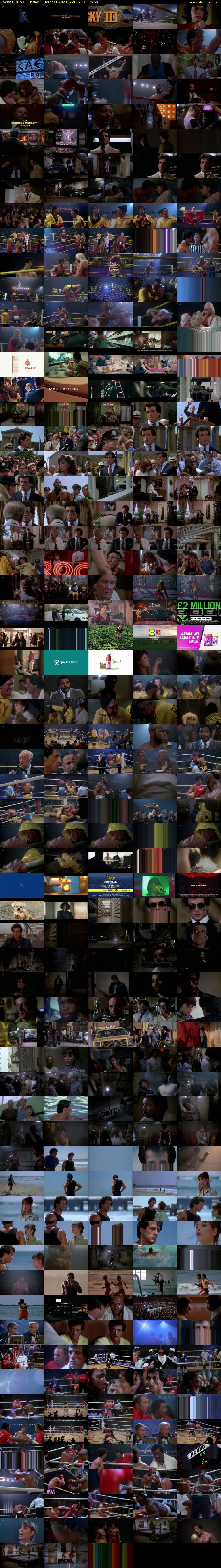 Rocky III (ITV) Friday 1 October 2021 22:45 - 00:30