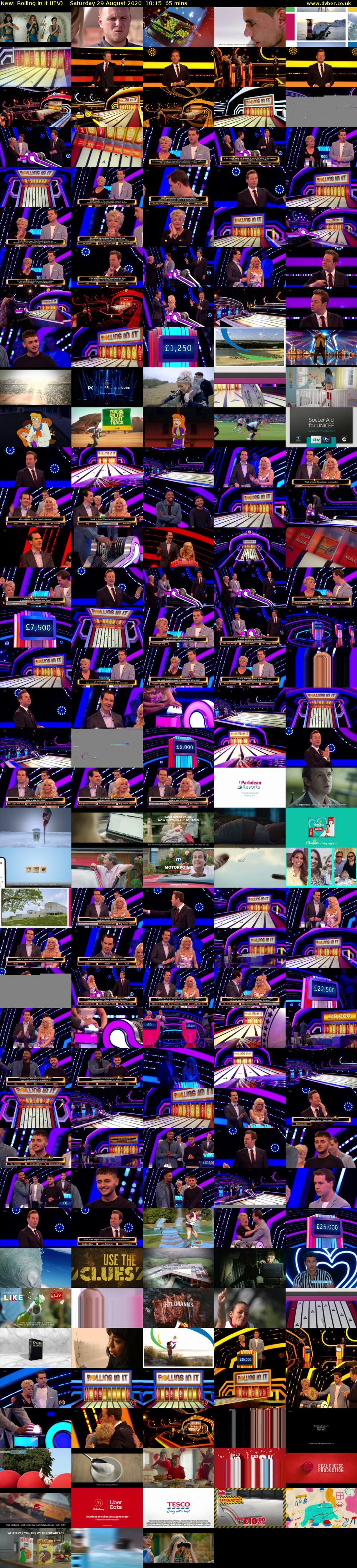 Rolling In It (ITV) Saturday 29 August 2020 18:15 - 19:20
