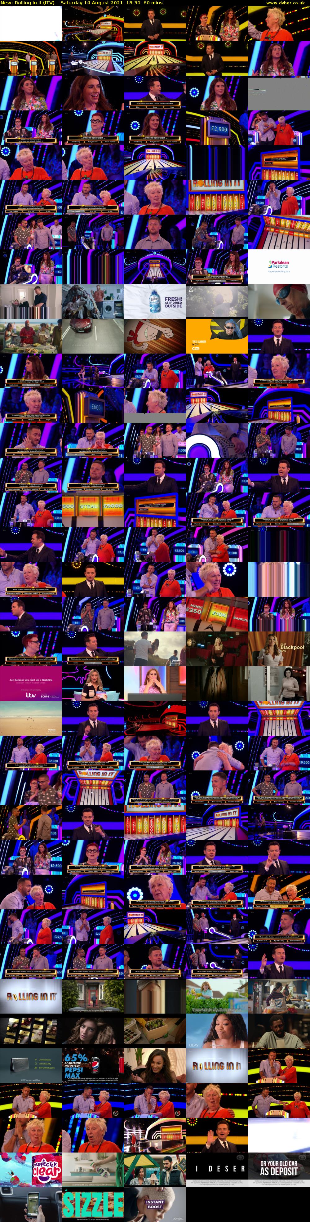 Rolling In It (ITV) Saturday 14 August 2021 18:30 - 19:30