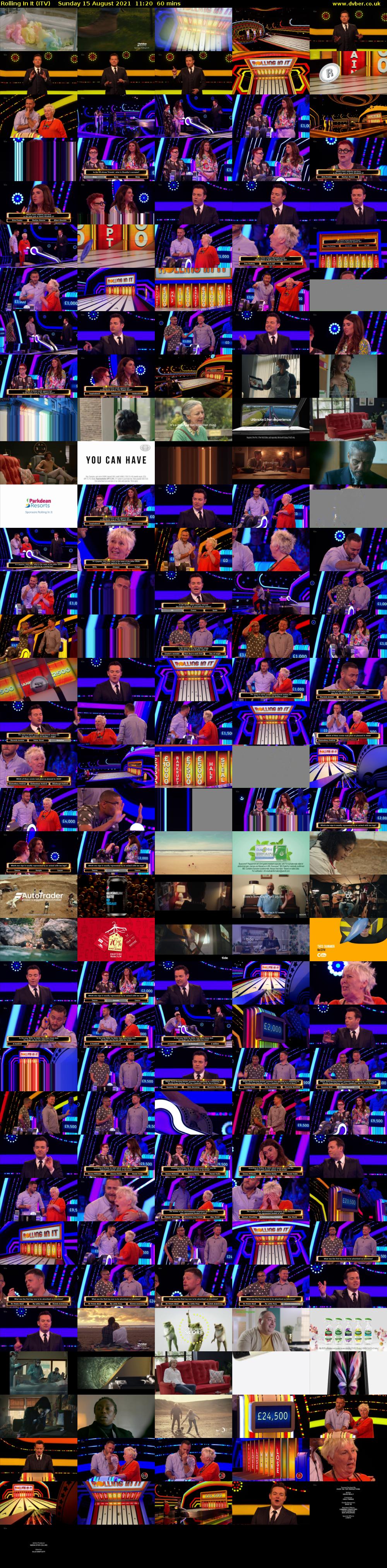 Rolling In It (ITV) Sunday 15 August 2021 11:20 - 12:20