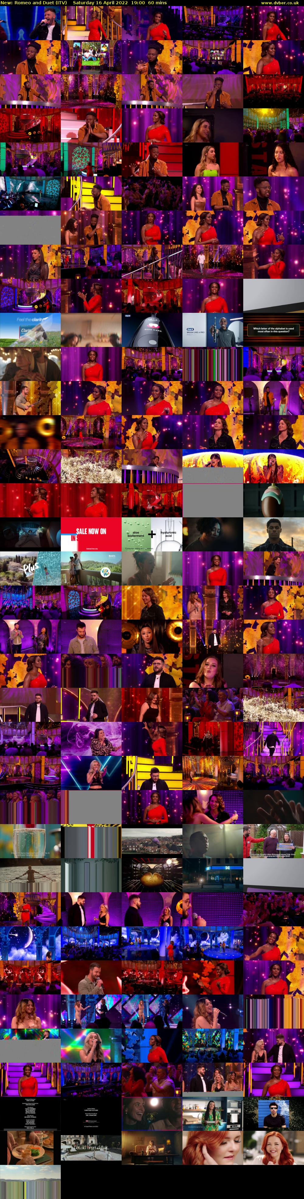 Romeo and Duet (ITV) Saturday 16 April 2022 19:00 - 20:00