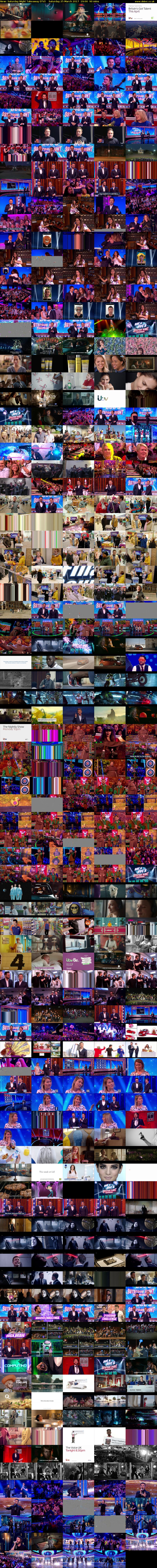 Saturday Night Takeaway (ITV) Saturday 25 March 2017 19:00 - 20:30