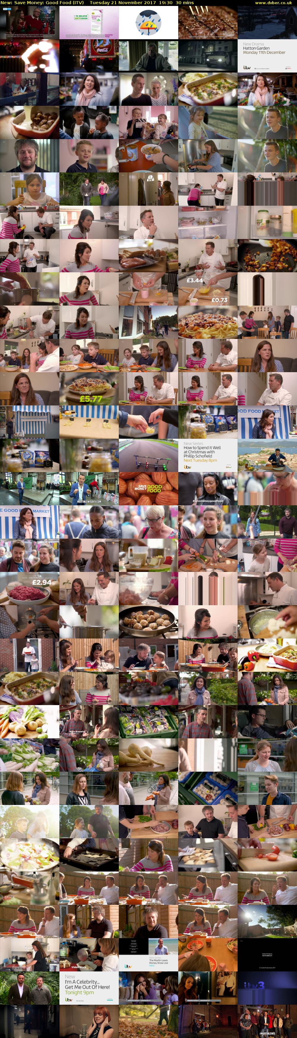 Save Money: Good Food (ITV) Tuesday 21 November 2017 19:30 - 20:00