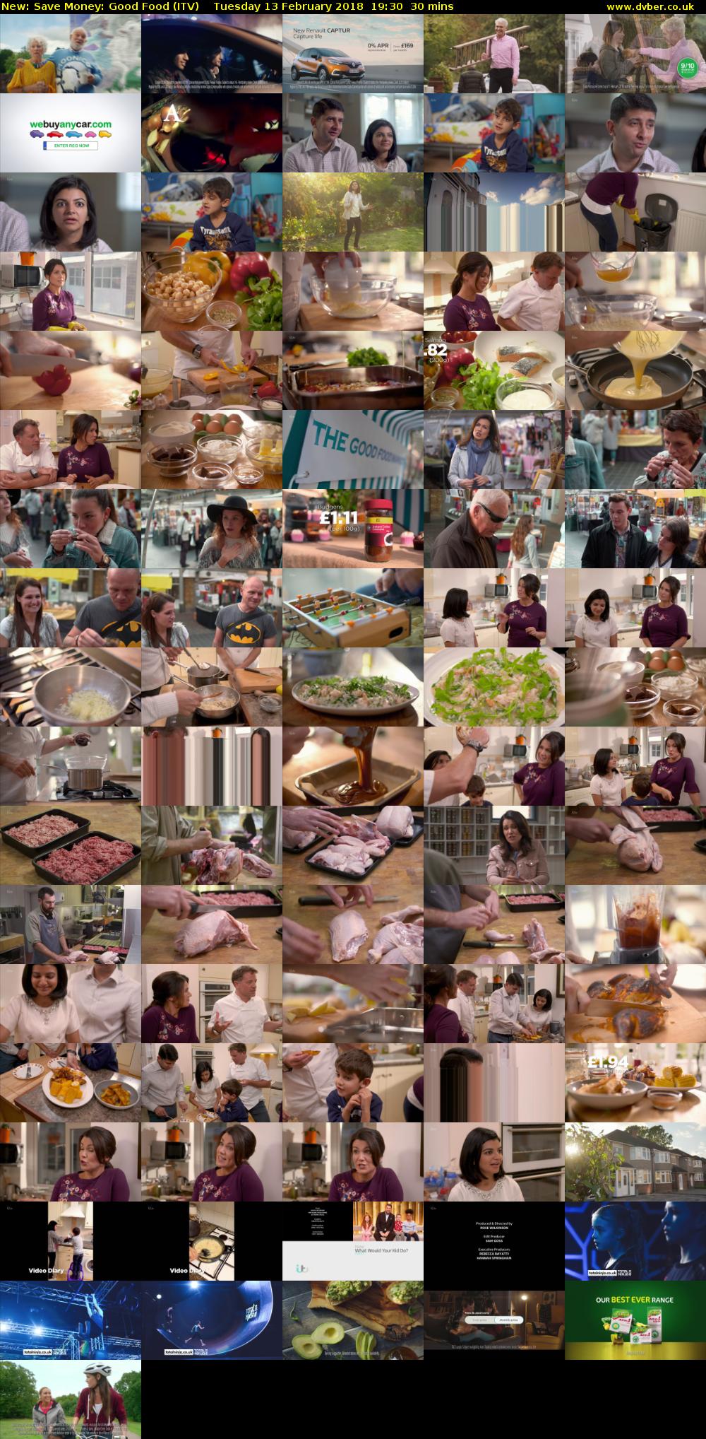 Save Money: Good Food (ITV) Tuesday 13 February 2018 19:30 - 20:00