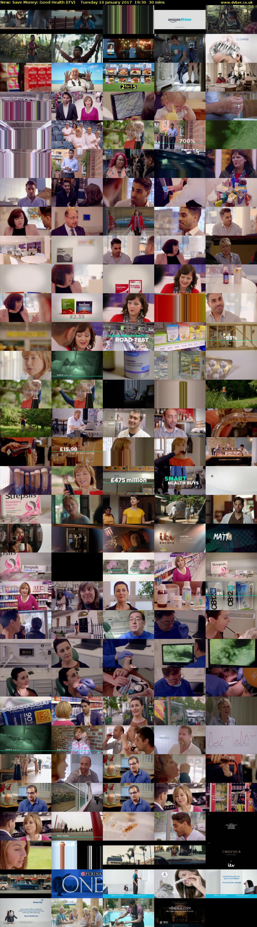 Save Money: Good Health (ITV) Tuesday 10 January 2017 19:30 - 20:00