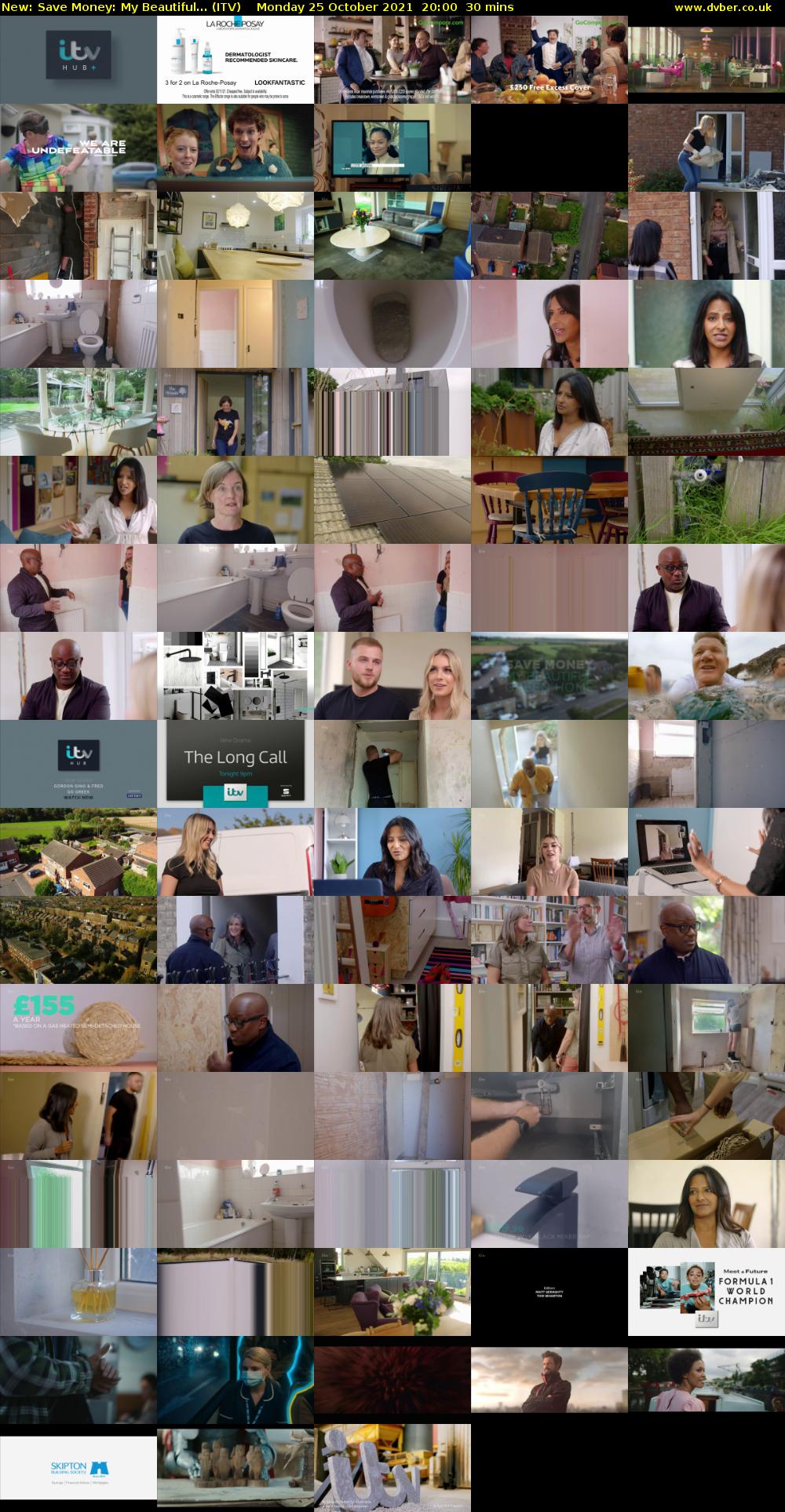 Save Money: My Beautiful... (ITV) Monday 25 October 2021 20:00 - 20:30