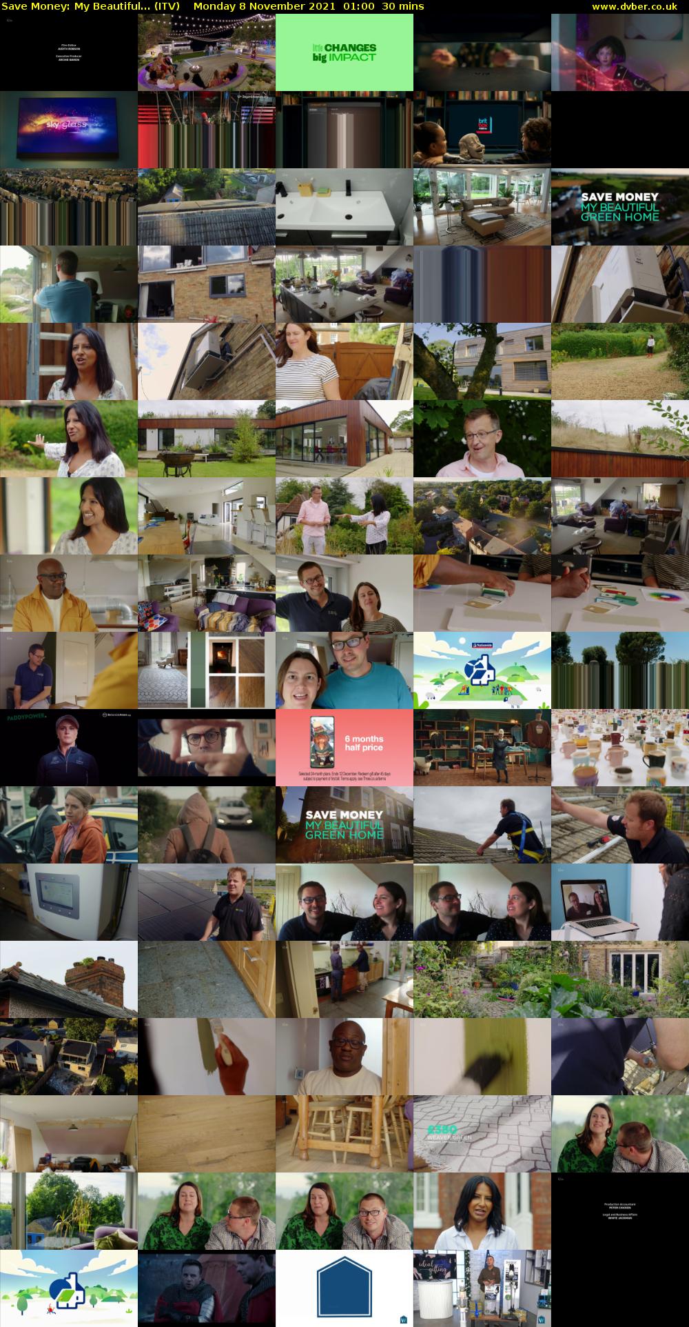 Save Money: My Beautiful... (ITV) Monday 8 November 2021 01:00 - 01:30