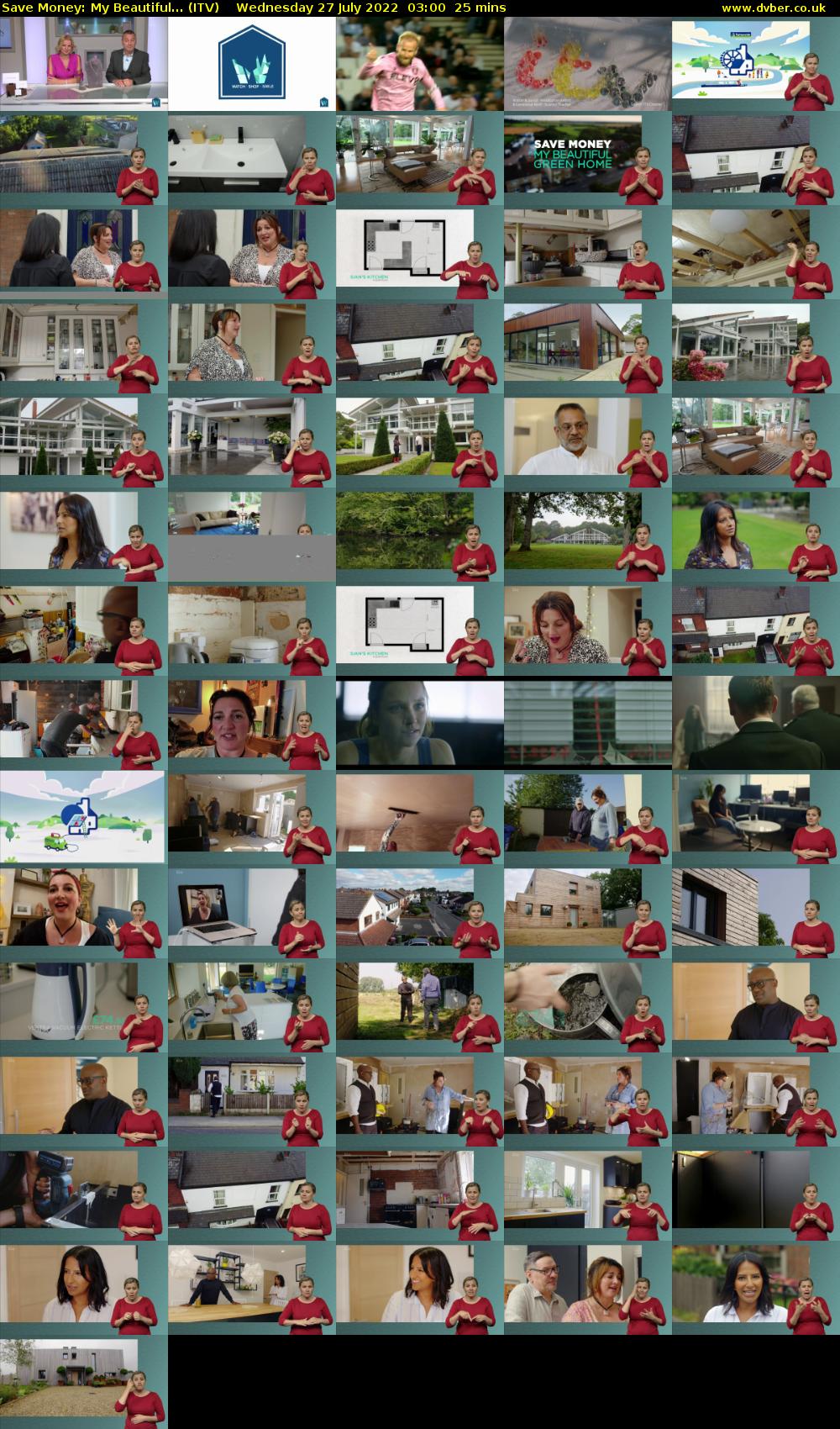 Save Money: My Beautiful... (ITV) Wednesday 27 July 2022 03:00 - 03:25