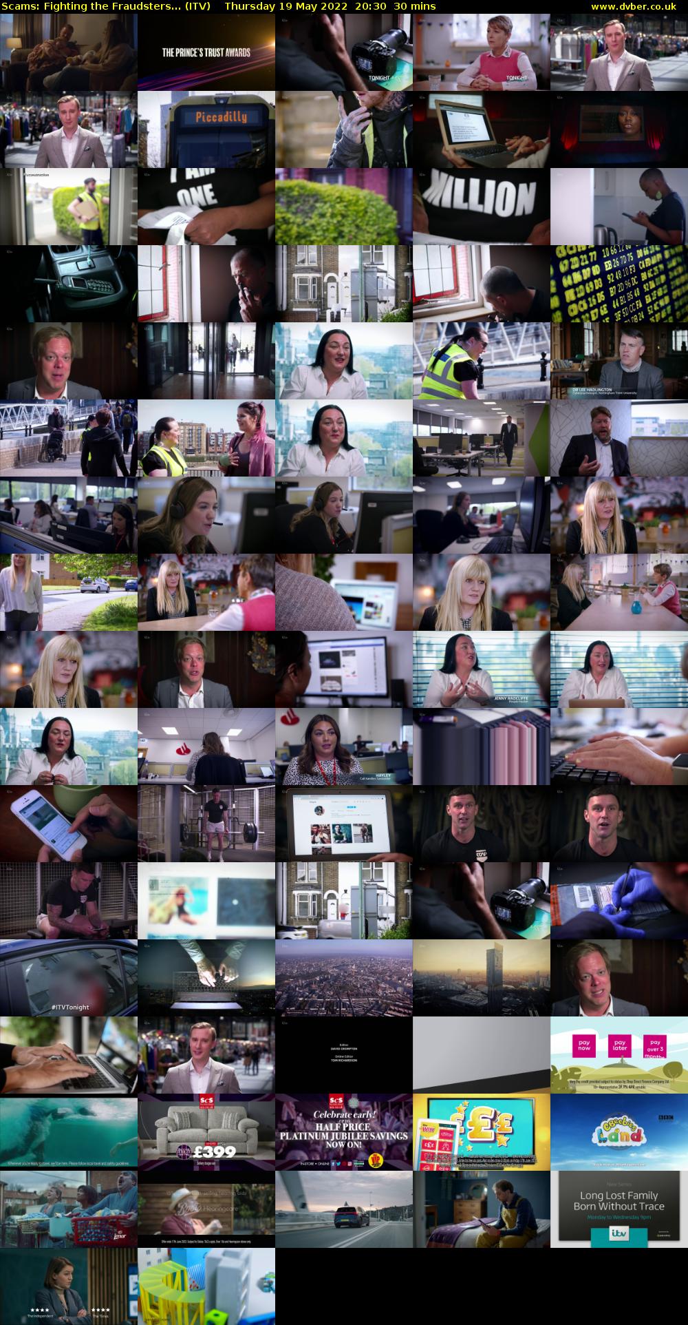 Scams: Fighting the Fraudsters... (ITV) Thursday 19 May 2022 20:30 - 21:00